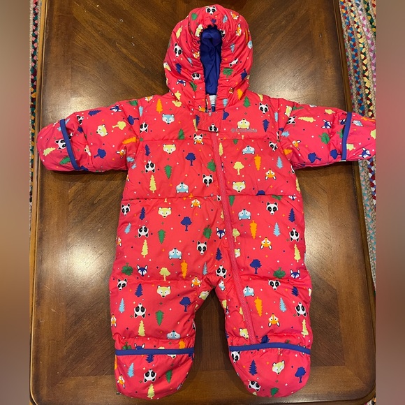 Columbia Down Filled Bunting Snowsuit 12 month - Picture 1 of 3